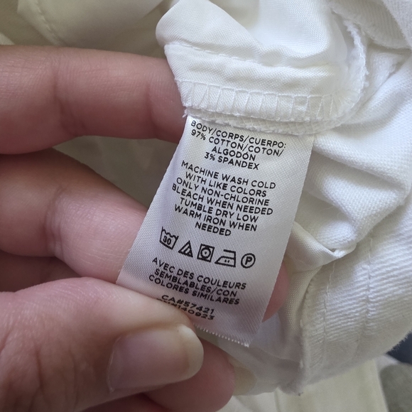 LOFT Old Money White Women's Skort Shorts Size 2 Or XS / Small - Picture 8 of 8